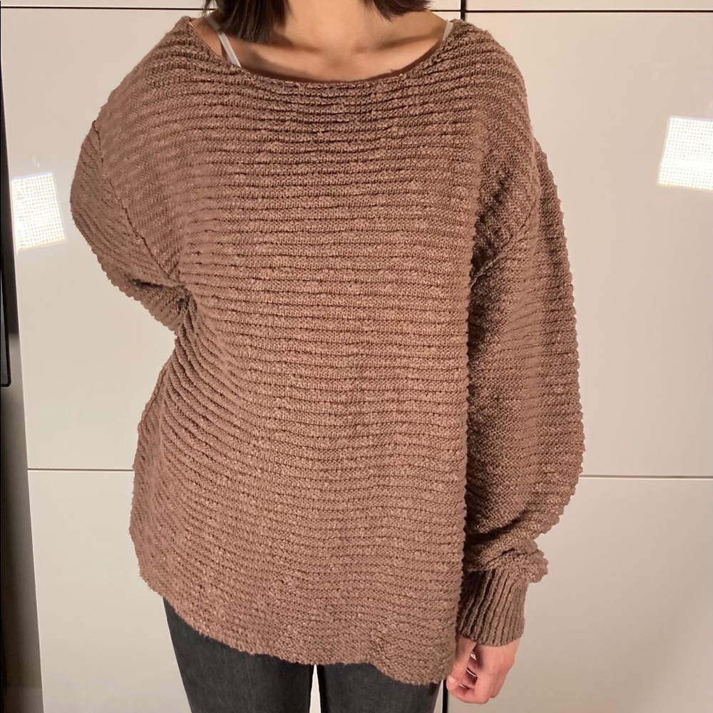 Free people brown sweater size medium